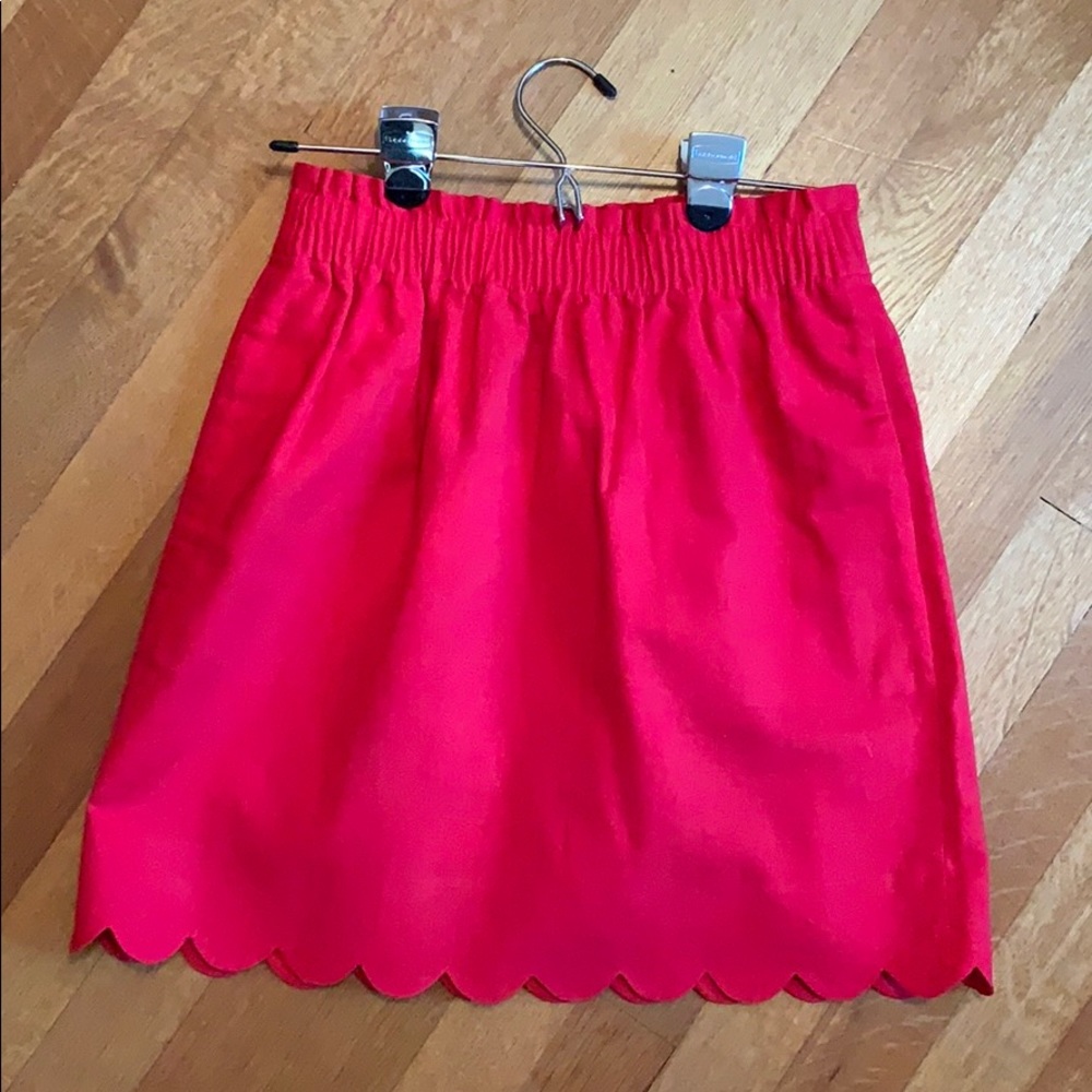 J. Crew Scalloped mini